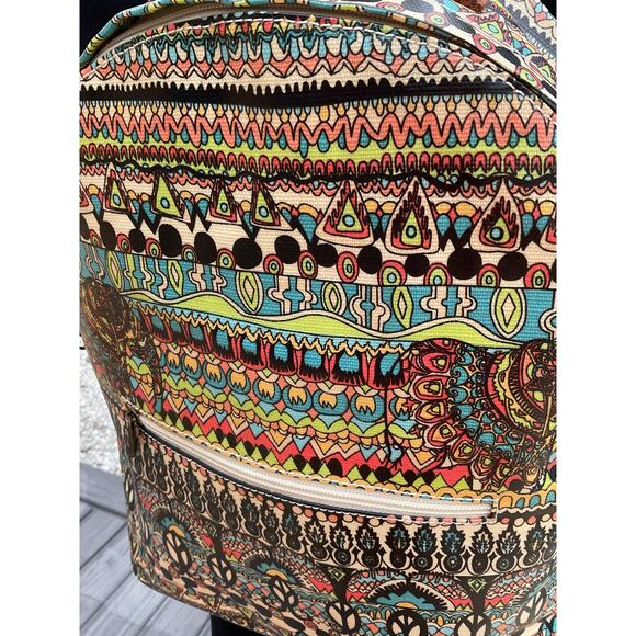 Sakroots Coated Artist Circle Bag Large Laptop Backpack - Picture 4 of 12